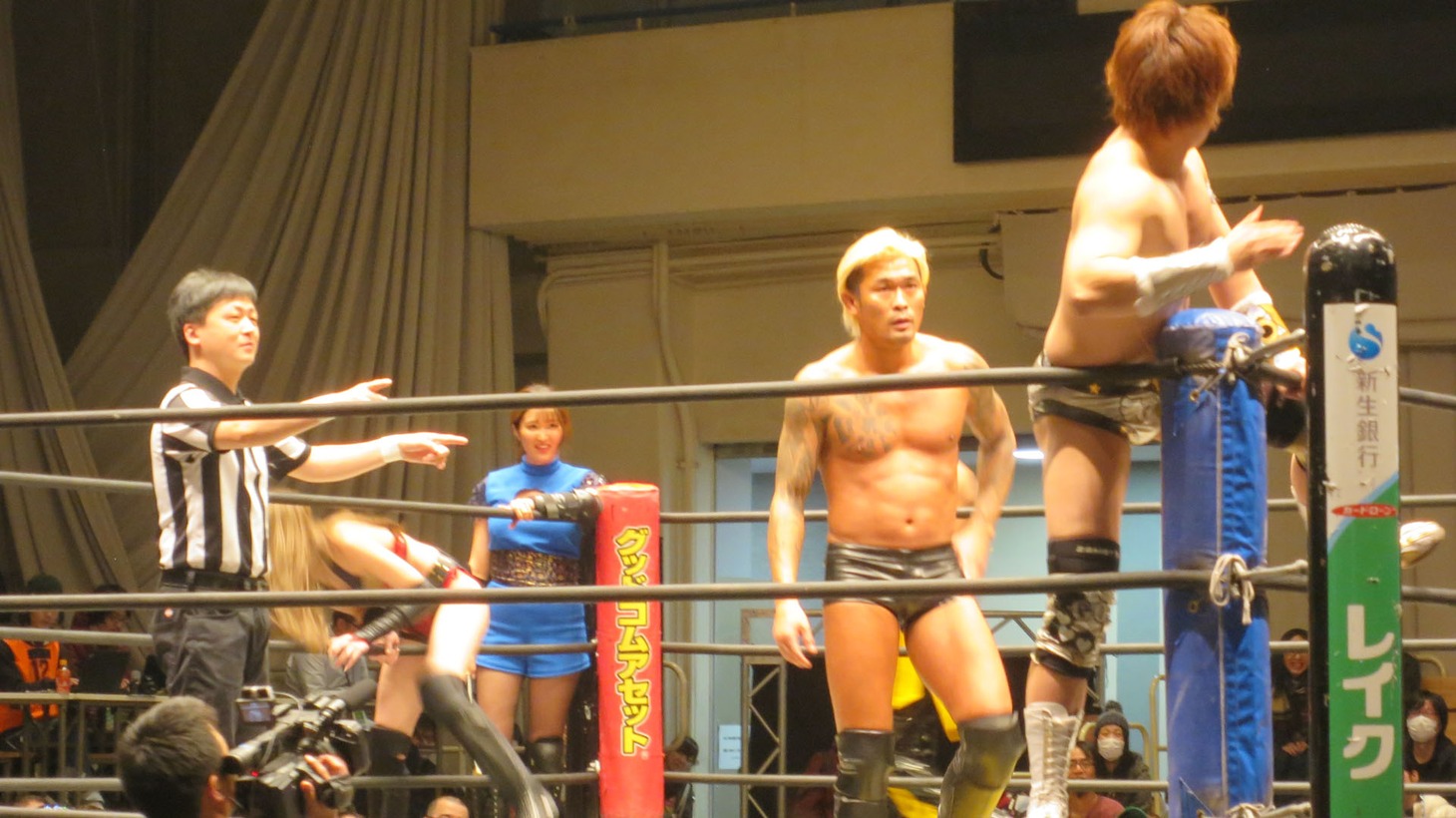 インフォマーシャルマッチの様子。