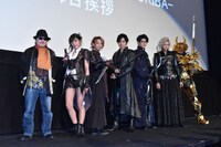 「牙狼＜GARO＞神ノ牙－KAMINOKIBA－」初日舞台挨拶の様子。