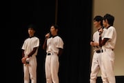 「ちょっとまて野球部!」完成披露イベントの様子。