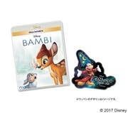 「バンビ」MovieNEXジャケットと、初回限定特典のD23 Expo Japan 2018オリジナルワッペン。