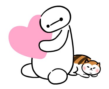 「ベイマックス(ほのぼの)」LINEスタンプ