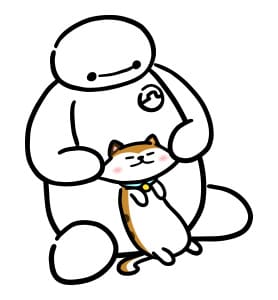 「ベイマックス(ほのぼの)」LINEスタンプ