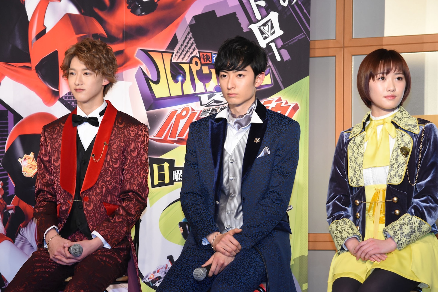 左から伊藤あさひ、濱正悟、工藤遥。