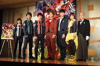 「快盗戦隊ルパンレンジャーVS警察戦隊パトレンジャー」キャスト披露イベントの様子。