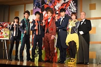 「快盗戦隊ルパンレンジャーVS警察戦隊パトレンジャー」キャスト披露イベントの様子。