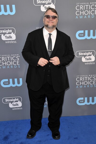 第23回放送映画批評家協会賞の授賞式に出席したギレルモ・デル・トロ。（写真提供：Sthanlee Mirador / Sipa USA / Newscom / ゼータ イメージ）