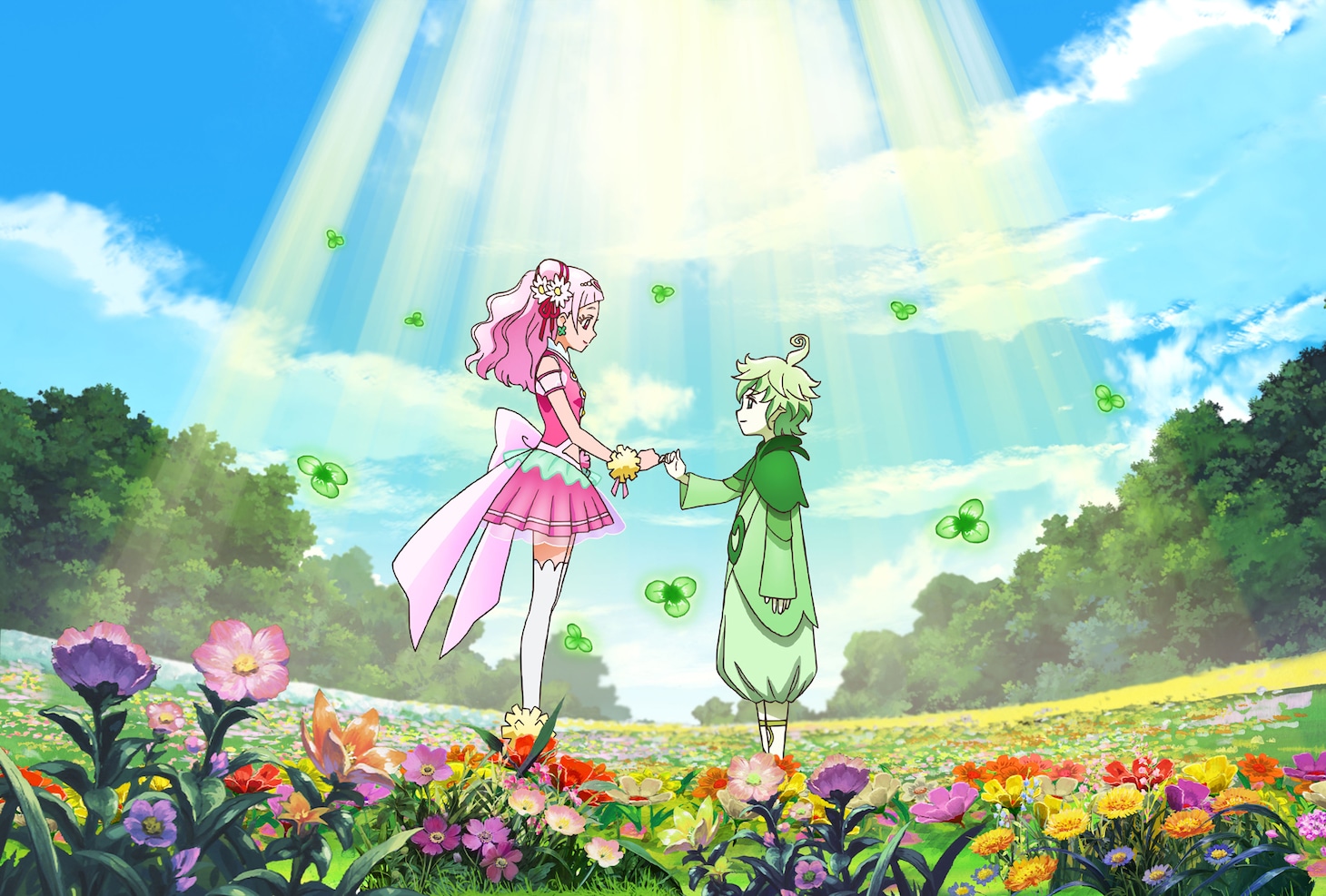「映画プリキュアスーパースターズ！」予告編より。