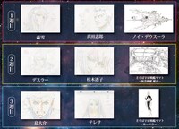 「『宇宙戦艦ヤマト2202 愛の戦士たち』第四章『天命篇』」の先着入場者プレゼント一覧。