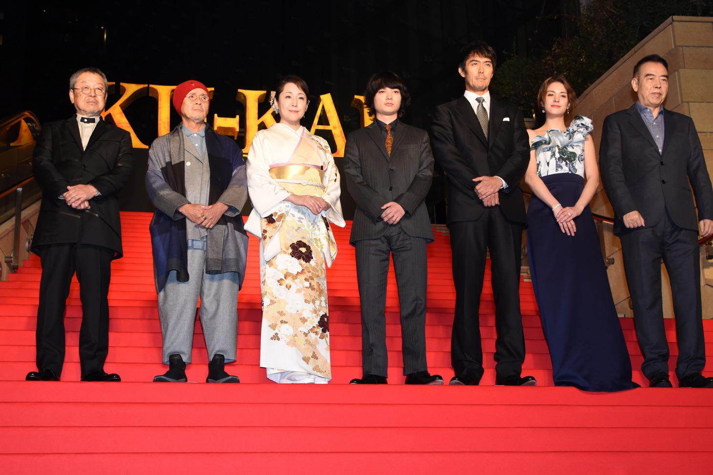 「空海―KU-KAI― 美しき王妃の謎」レッドカーペットイベントの様子。