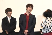 「犬猿」プレミア上映会の様子。