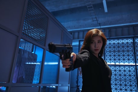 「マンハント」より、ハ・ジウォン演じるレイン。