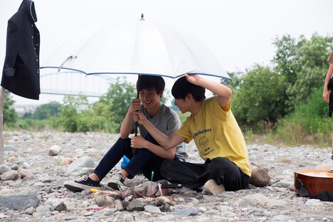 「サイモン&タダタカシ」メイキング写真