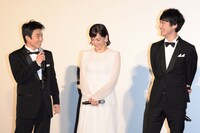 「今夜、ロマンス劇場で」ジャパンプレミア舞台挨拶の様子。