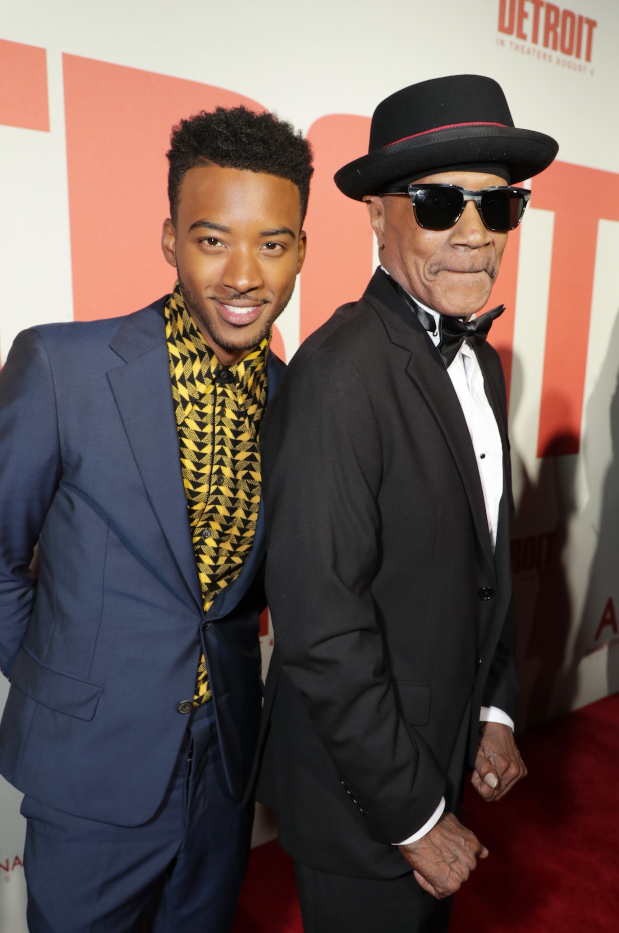 左からアルジー・スミス、ラリー・リード。