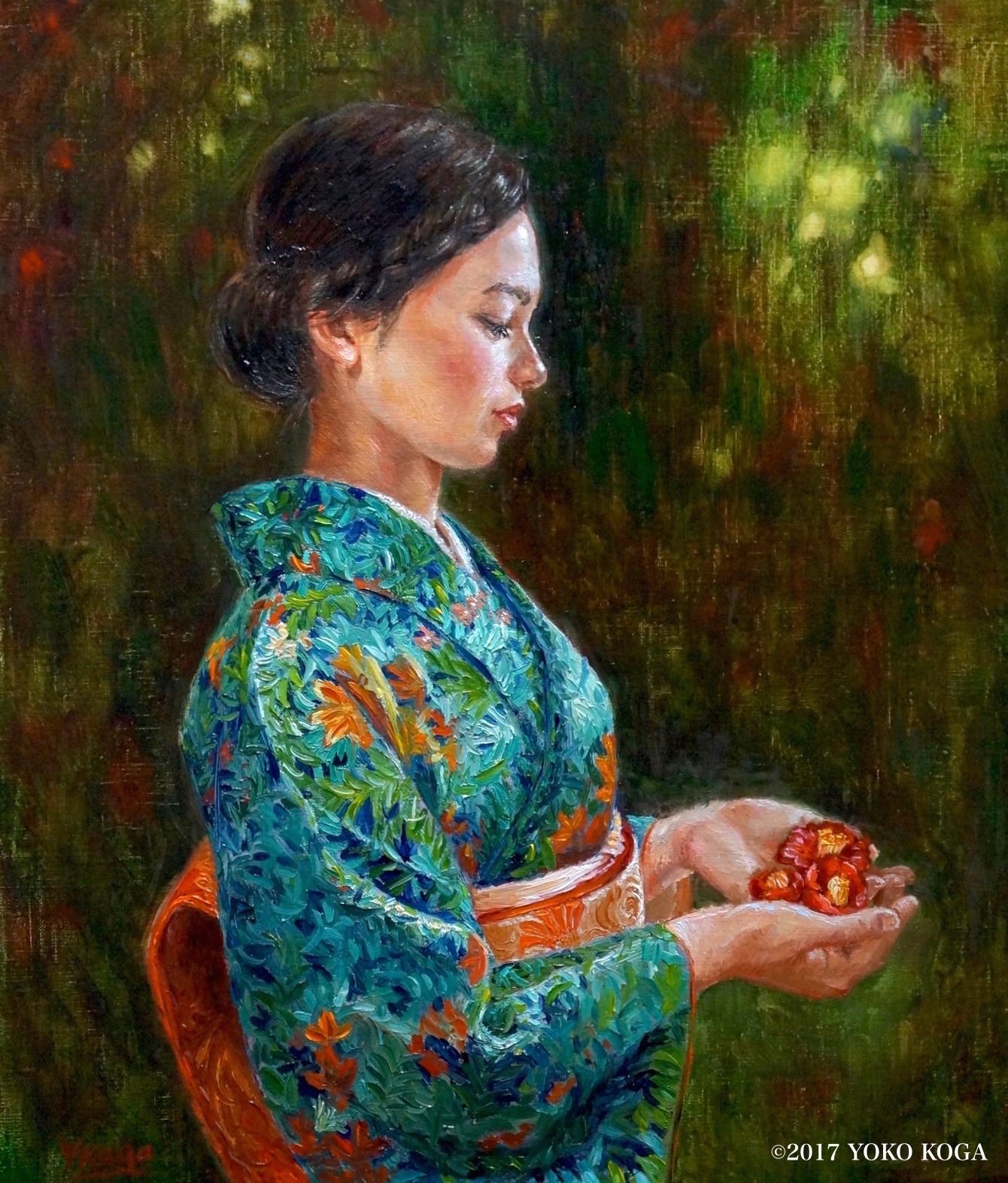 古賀陽子による油絵。