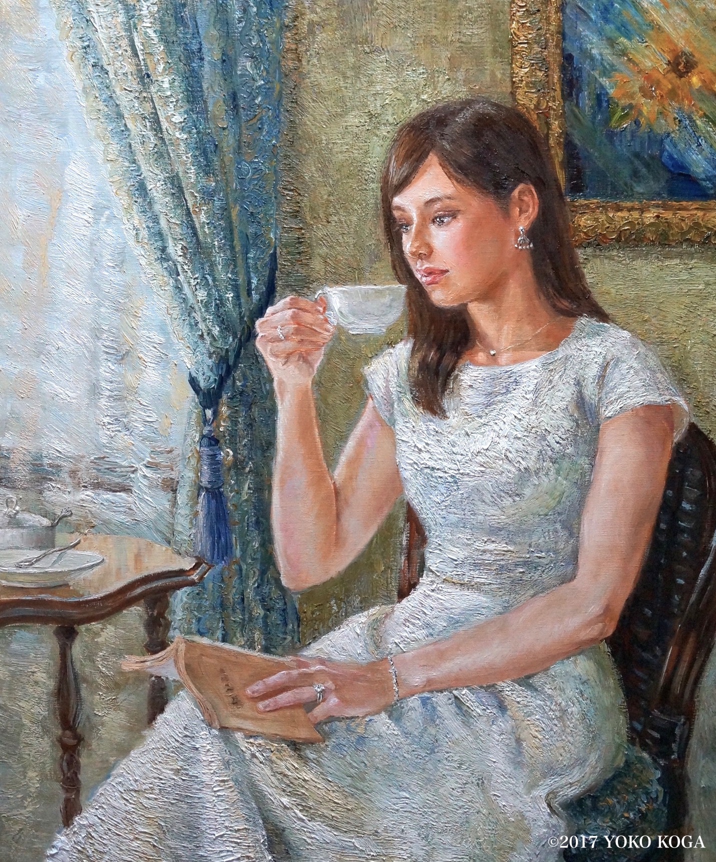 古賀陽子による油絵。