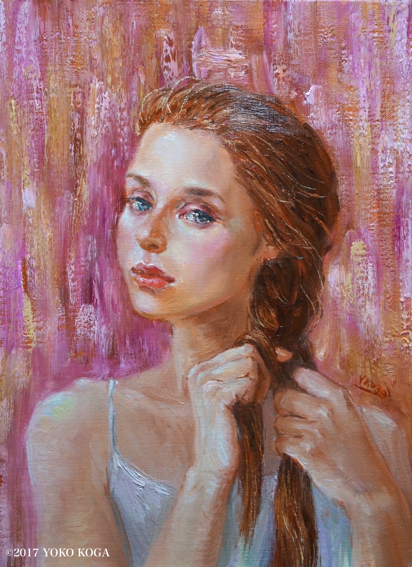 古賀陽子による油絵。