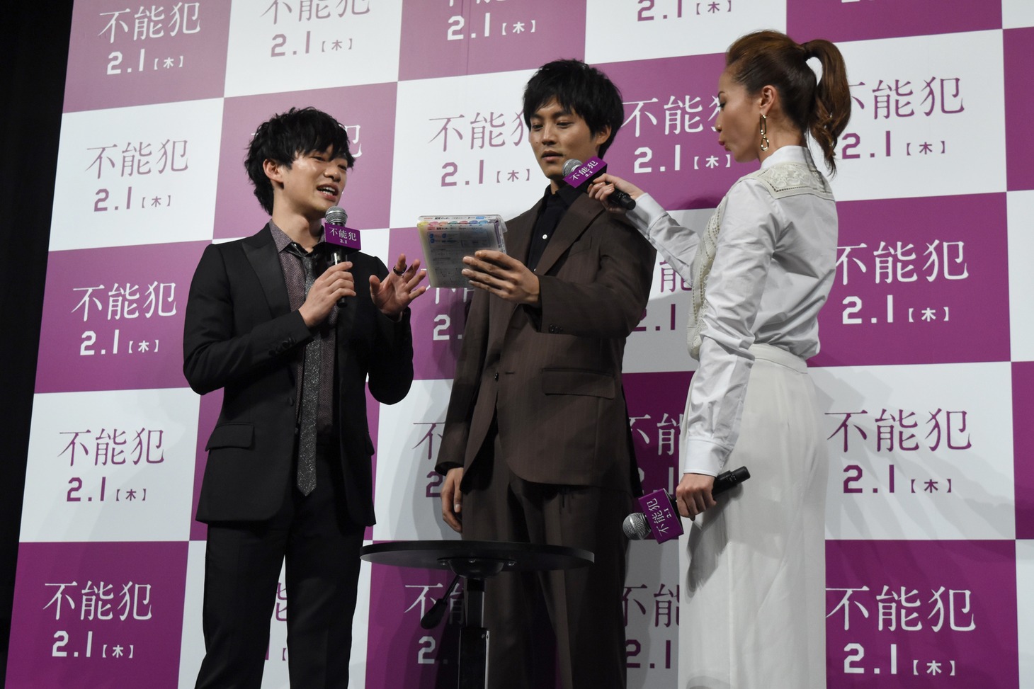 映画「不能犯」イベントの様子。
