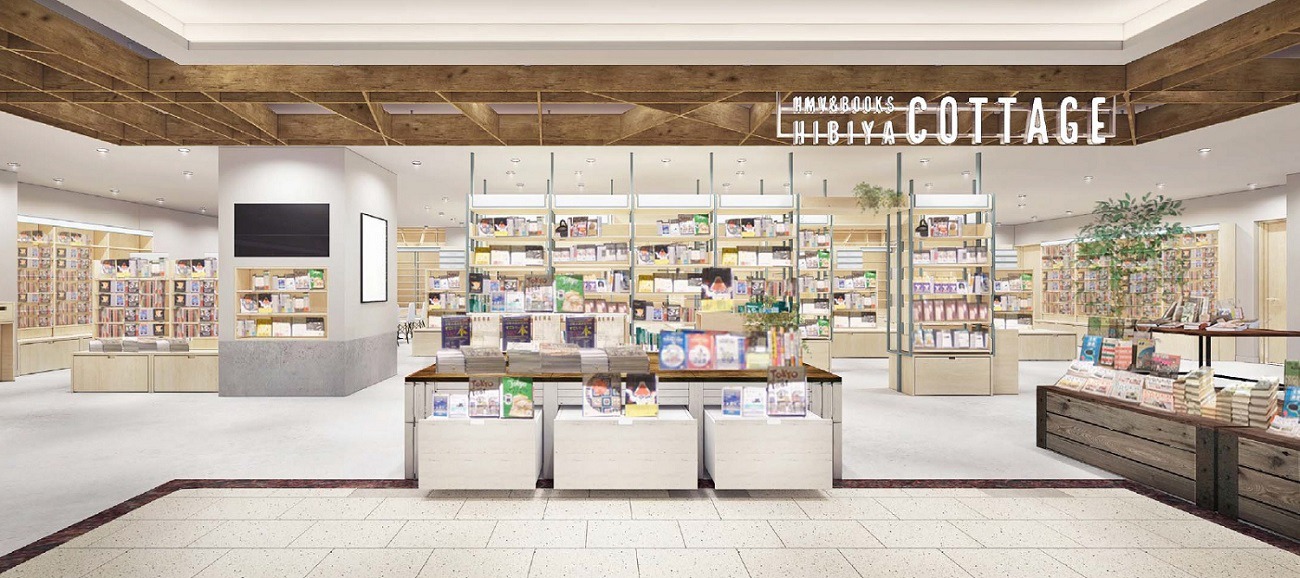 「HMV & BOOKS HIBIYA COTTAGE（日比谷コテージ）」イメージビジュアル