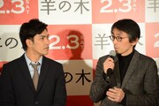 左から北村一輝、吉田大八。