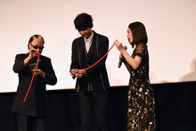左からMr.マリック、古川雄輝、藤井武美。