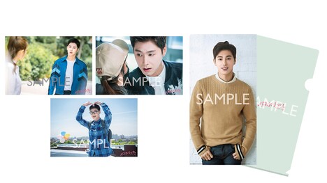 「メロホリック～恋のプロローグ～」入場者特典のポストカードセットと、チケットホルダー。