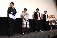 「ちょっとまて野球部！」初日舞台挨拶の様子。