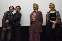 「サラバ静寂」初日舞台挨拶の様子。