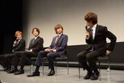「シュウカツ2」完成披露試写会の様子。