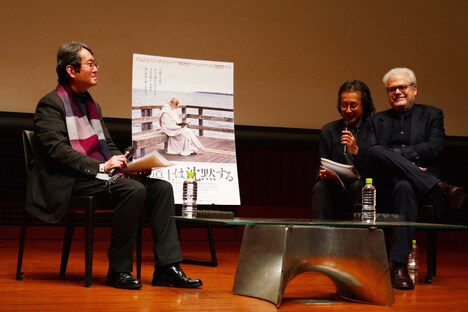 「修道士は沈黙する」ティーチインイベントの様子。