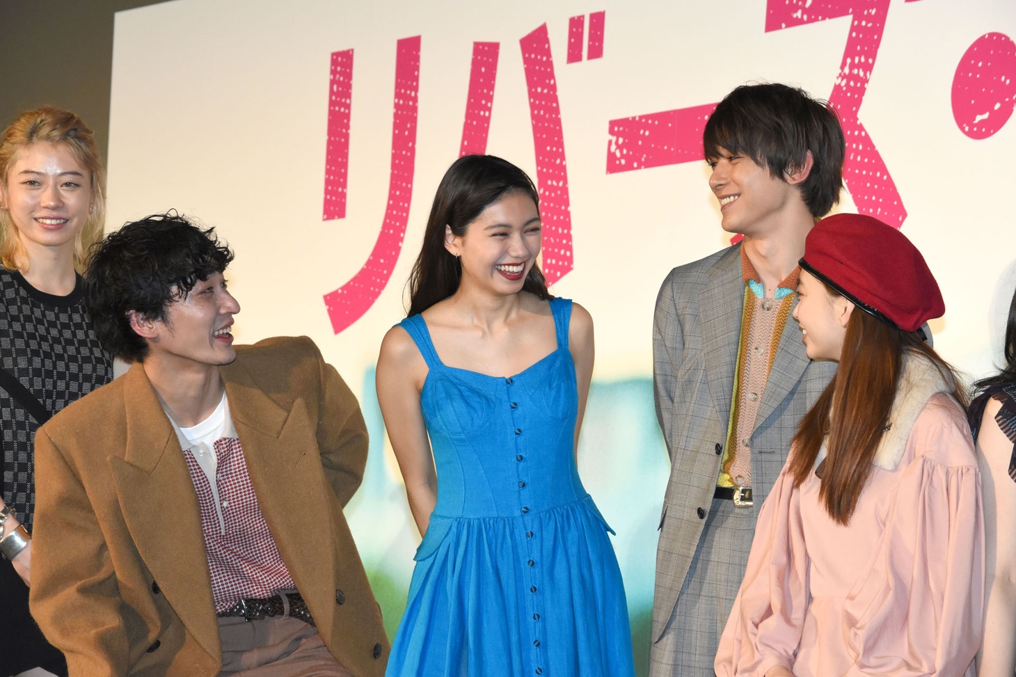 「リバーズ・エッジ」完成披露舞台挨拶の様子。