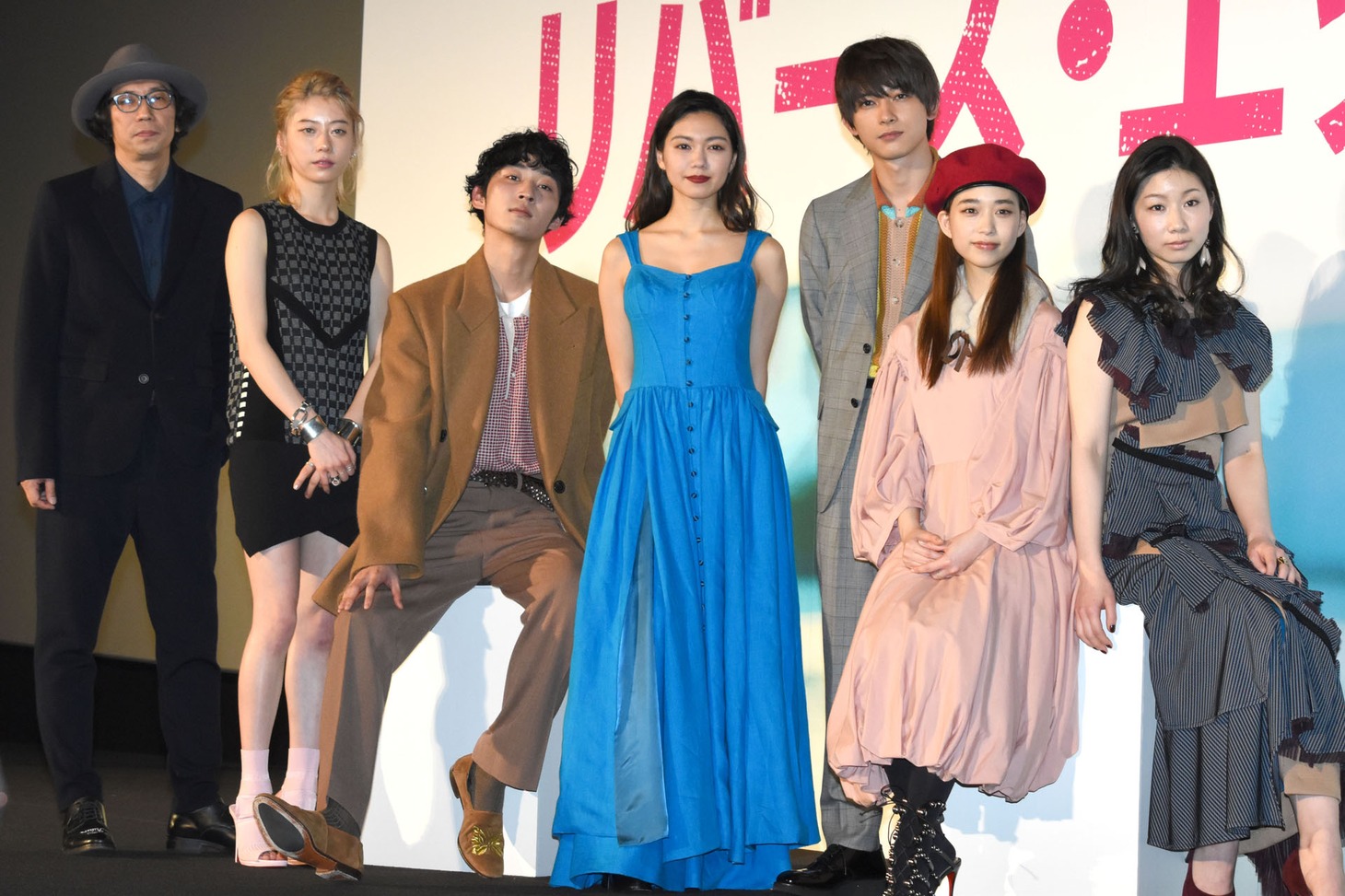 「リバーズ・エッジ」完成披露舞台挨拶の様子。