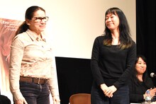 左からイルディコー・エニェディ、大九明子。