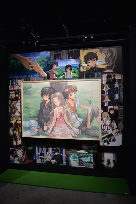 「コードギアス 反逆のルルーシュ展」の様子。