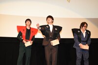 豆まきの様子。