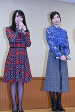 左から水樹奈々、相楽樹。