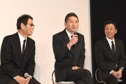 左から大杉漣、松重豊、光石研。