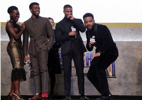 「ブラックパンサー」韓国プレミアの様子。