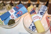 マーベルヒーローのランチョンマット。
