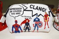 マーベルヒーローのポーチ。