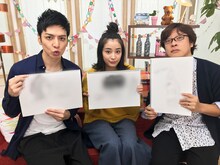 「先生！ 、、、好きになってもいいですか？」ビジュアルコメンタリー収録の様子。左から生田斗真、広瀬すず、三木孝浩。