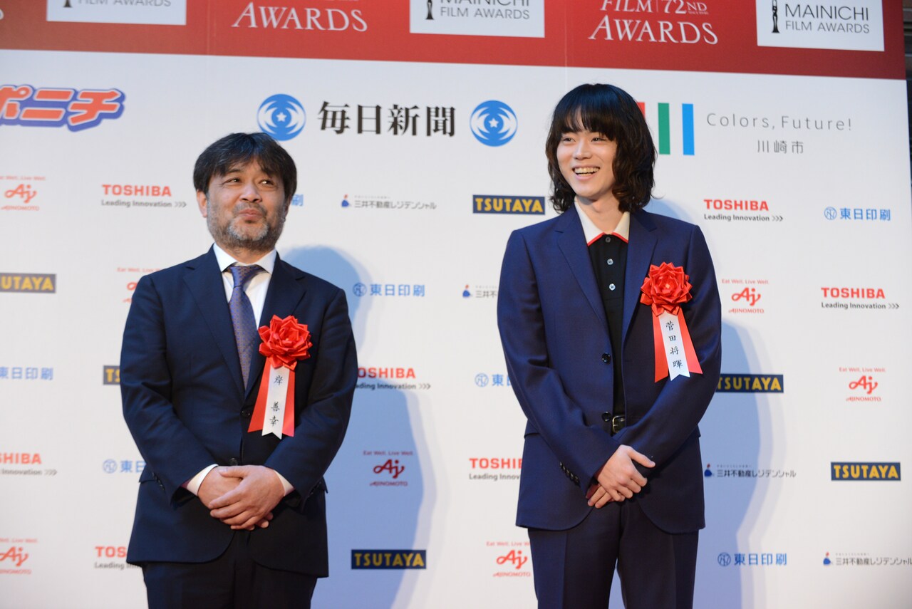 菅田将暉、長澤まさみ、田中麗奈、高杉真宙が毎日映画コンクールのセレモニーに登場