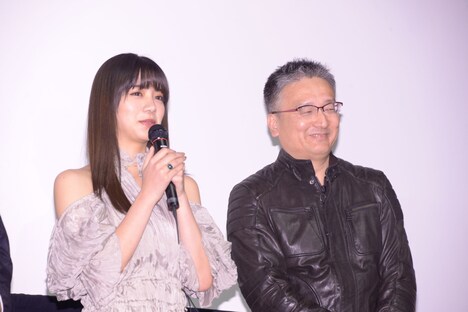 左から池田エライザ、西海謙一郎。