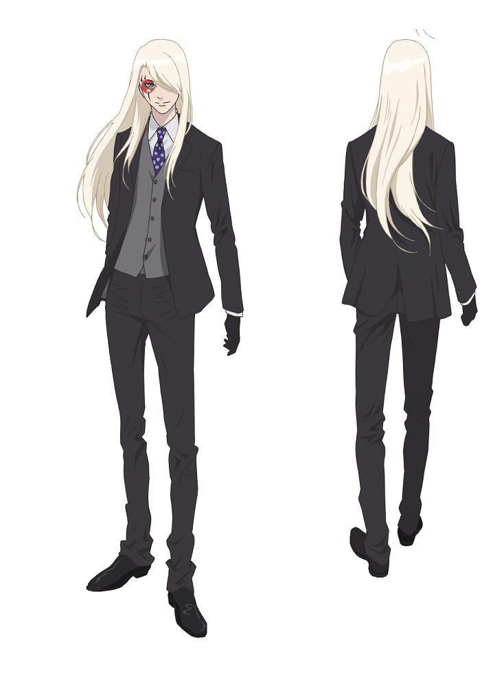 皆月のキャラクター設定画。