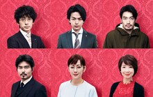 左上から時計回りに滝藤賢一演じる礼紋、中村倫也演じる柴田、大谷亮平演じる守谷透、伊藤蘭演じる波多野君枝、斉藤由貴演じる入川真理子、小澤征悦演じる双葉健人。