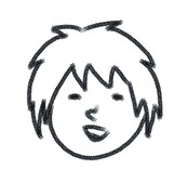 中村光の自画像。