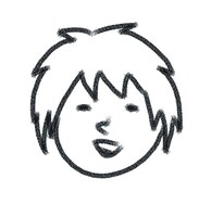 中村光の自画像。