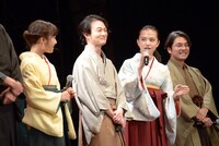 「ちはやふる －結び－」完成披露試写会の様子。