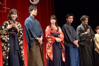 「ちはやふる －結び－」完成披露試写会の様子。