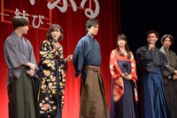 「ちはやふる －結び－」完成披露試写会の様子。